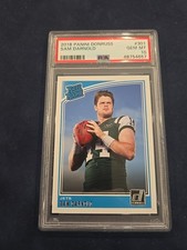 SAM DARNOLD RC 2018 DONRUSS PSA 10 #301 SEAHAWKS