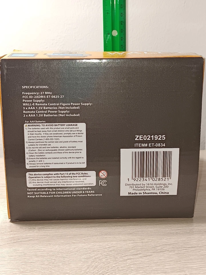 *FREE SHIP* WALL-E Remote Control Toy Wireless Disney Pixar - Image 4 of 4