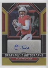 2023 Panini Prizm Draft Picks Gold 4/10 Clayton Tune #DPA-CLT Auto 1pe9