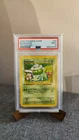 Bulbasaur #44/102 – Base Set 1st Edition (1999) Shadowless PSA 9