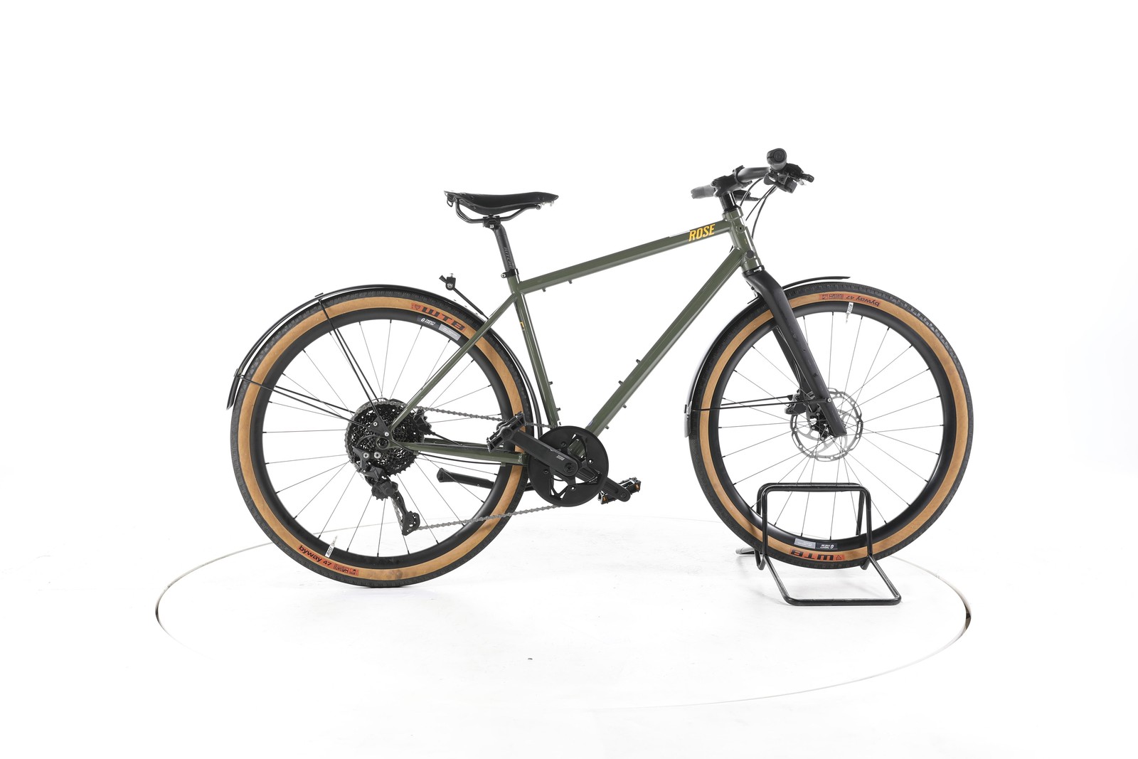 Rose Hobo Deore Vélo de ville et de trekking Batterie  28" vert Pro vélo