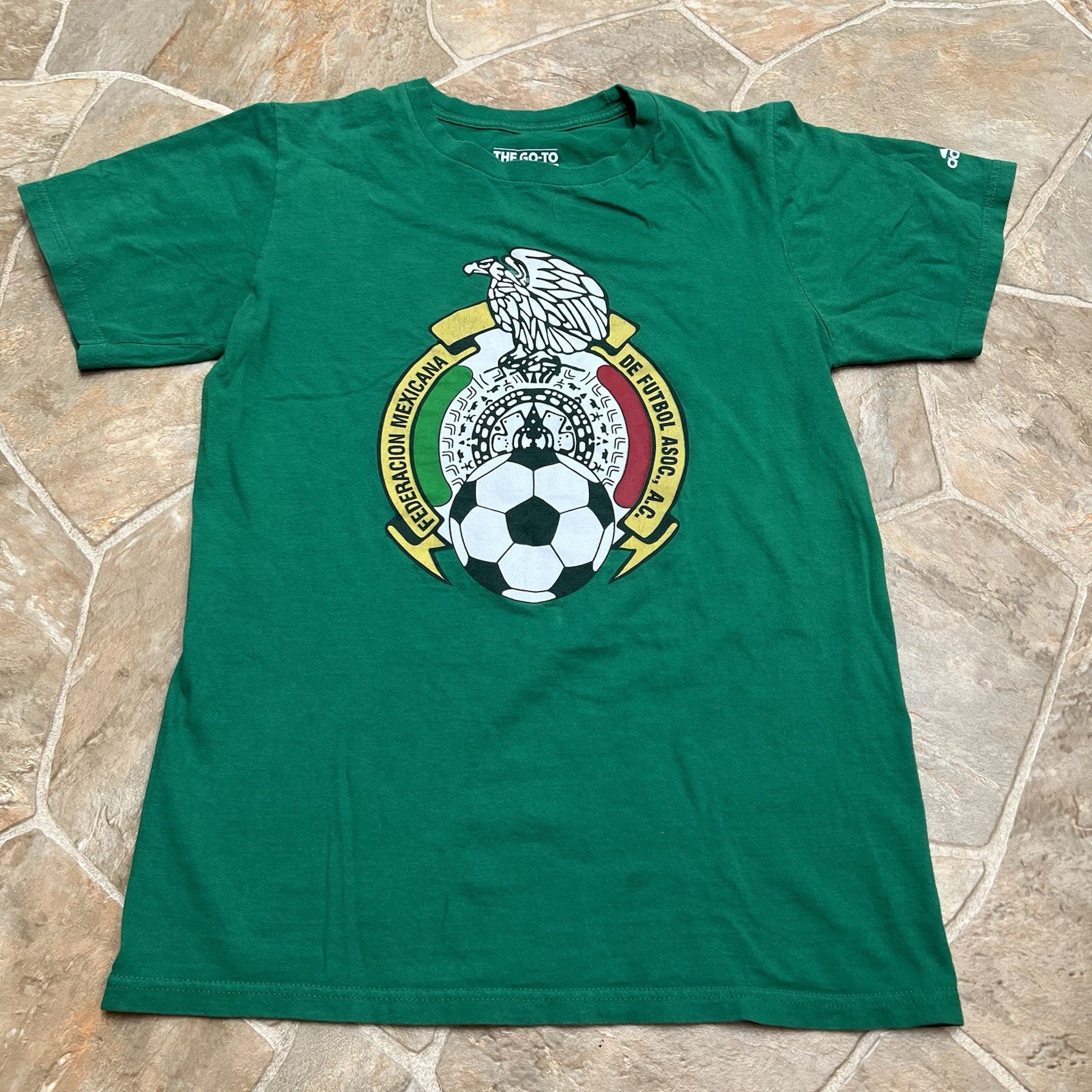 Adidas Mexico National Team Soccer T-Shirt Green El Tri Futbol Mens Small