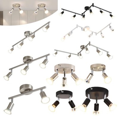 Deckenstrahler LED 1-6 flammig schwenkbar Deckenlampe Spot Deckenleuchte GU10