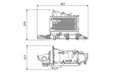 VALEO Ladeluftkühler 818685 Aluminium für VW PASSAT B8 Variant 3G5 CB5 ALLTRACK