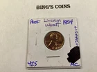 1954 Lincoln Wheat Penny Proof Cameo Small Cent 072225 14tk