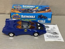 Vintage 1984 Kenner Batman DC Super Powers Batmobile Vehicle Complete Box Manual