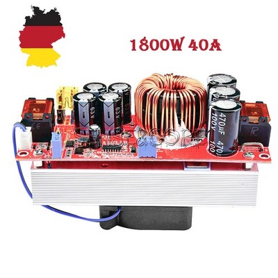 10-60V to 12-90V 1800W 40A DC-DC Boost Converter Step Up Power Supply Module