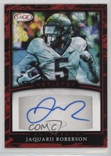 2022 SAGE Artistry Auto Red Jaquarii Roberson #A-JR Auto 02l5