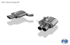 Fox Edelstahl Duplex Racing-Komplettanlage ab Kat BMW 6er F12 650i Cabrio 2x90mm