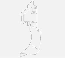 Deflector de aire original Volkswagen 561-121-284-D 2020-2022 Passat - pieza OEM de fábrica