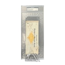 Benjamin Harrison Autographed Check - PSA/DNA 7 NM (Oct. 4th)