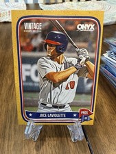 2024 Onyx Vintage - Jace LaViolette #OVJALA Yellow Bordered /150 (RC)