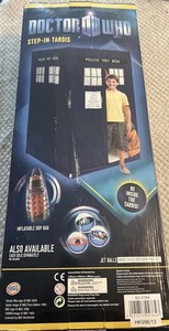 Rzadki namiot Doctor Who DW Step-In Tardis nowy ok. 5"x3" BBC na całym świecie