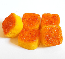 100 Dollhouse Miniature Sweet Cornbread Cakes Doll Mini Bakery Food Wholesale