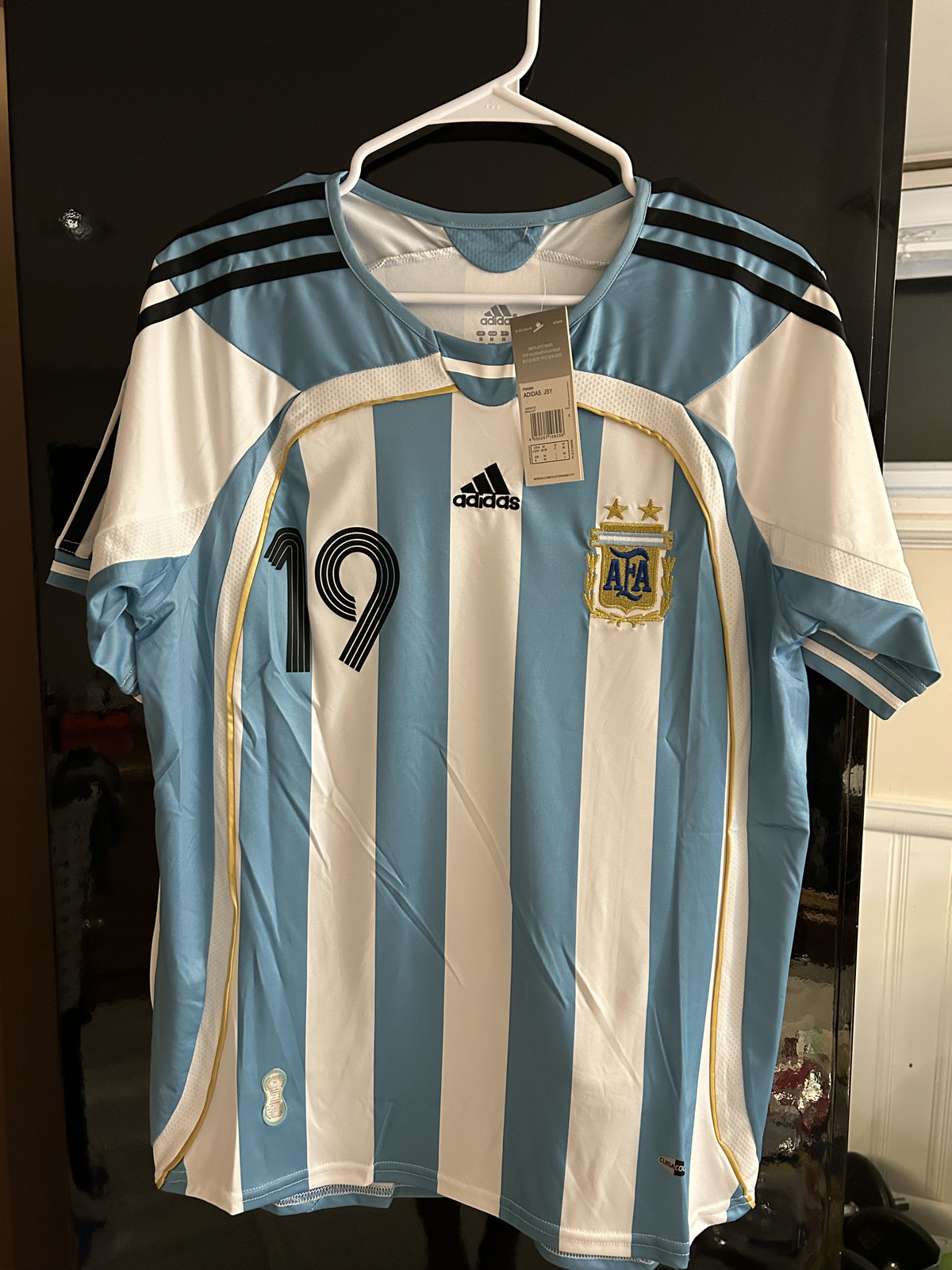 Argentina Messi 2006 Retro Home Jersey