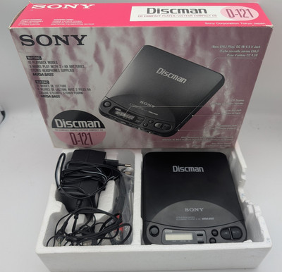 SONY Discman D-121 OVP getestet