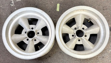 Nice 15x7 Ford Mopar American Racing Torq Thrust Wheels Rims 5x4.50 Pair Vintage