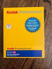 Kodak Professional Ektachrome Transparency Film E100 VS 4x5 10 Sheets Exp 2003