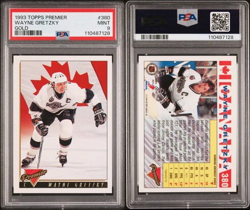 Wayne Gretzky [Gold] #380 1993 Topps Premier card