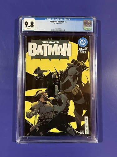 Absolute Batman #2 CGC 9.8 Graded Cover A 1st Print Nick Dragotta Cover
