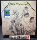 Metallica - Justice for All Green Colored Vinyl 2LP Record (2022 Reissue) SEALED