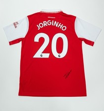 Jorginho Signed Arsenal Shirt – Premier League 2023/24 – Hand Signed – AFTAL COA