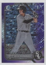 2022 Bowman Chrome Prospects Purple Shimmer Refractor /250 Erick Hernandez 6wf