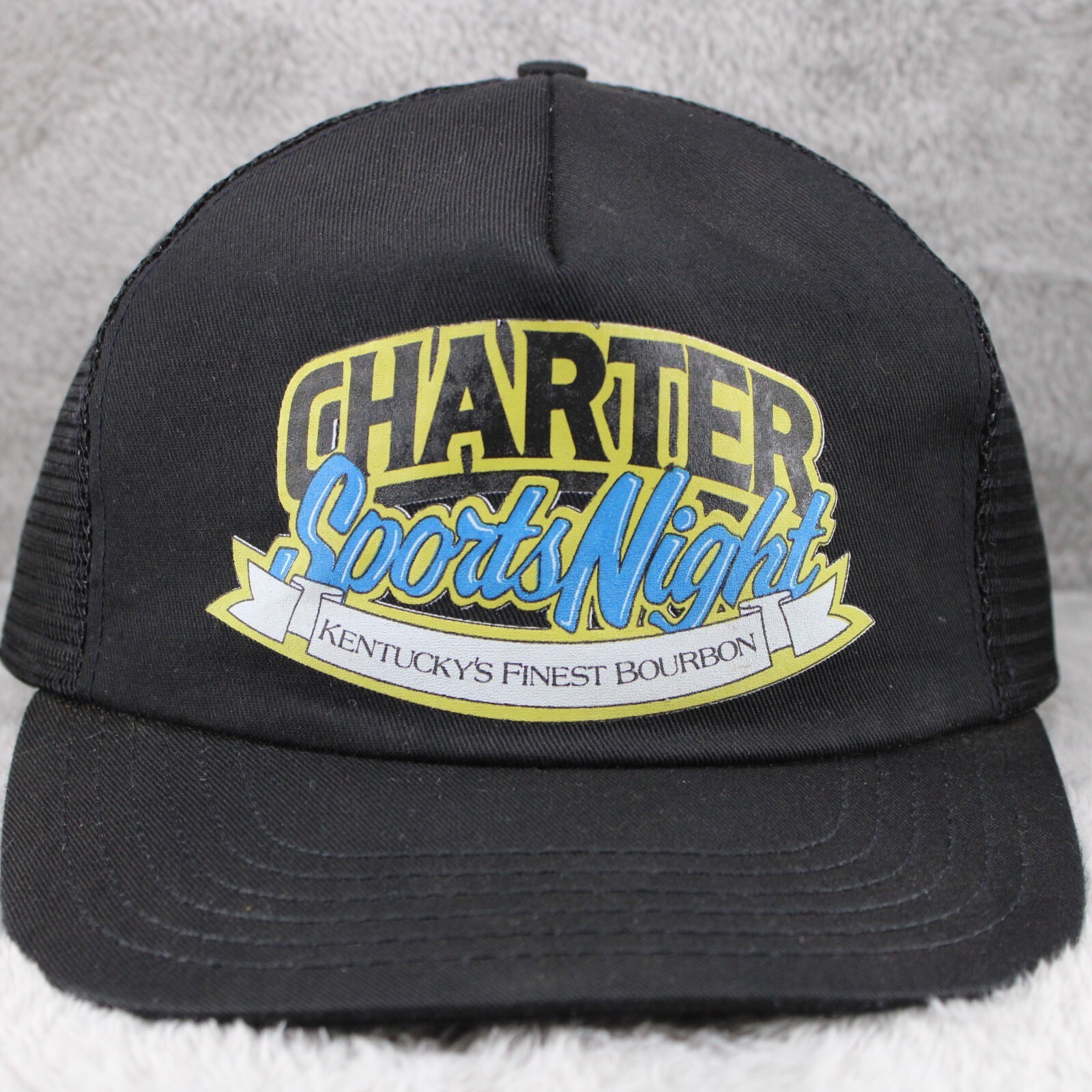 Vintage 90s Trucker Hat Charter SportsNight Kentucky's Fines