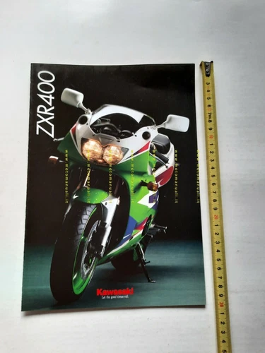 1994 Kawasaki ZXR 400 Original Italian Motorcycle Brochure Brochure
