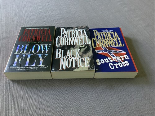 PATRICIA CORNWELL 3 Book lot NEW Blow Fly, Sothern Cross, Black Notice - Picture 2 of 5