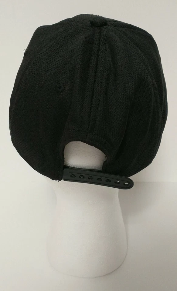 Taco Bell Fast Food Employee Snapback Baseball Hat Cap Adjustable Black TACOS! - Image 3 of 4