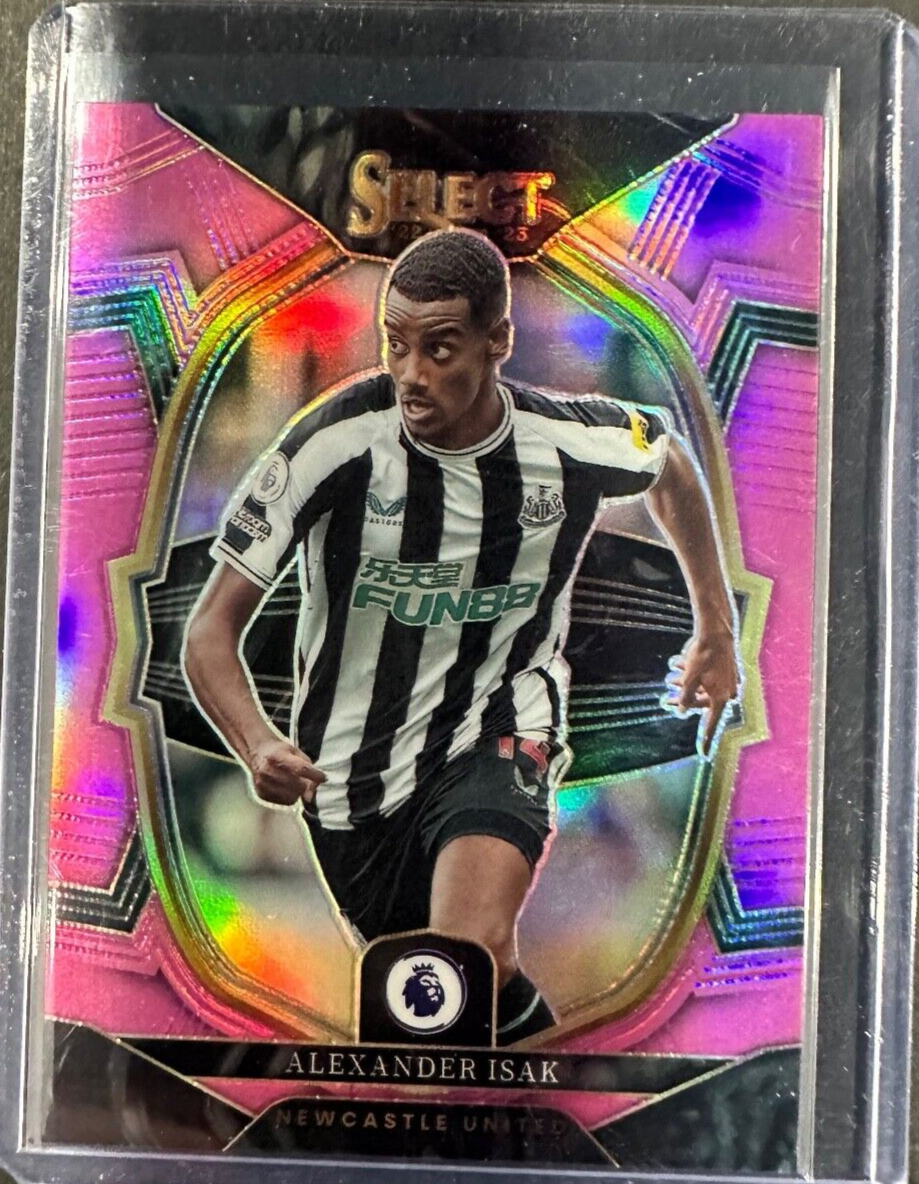 2022-23 Panini Select Premier League Terrace Pink Prizm /99 Alexander Isak #72
