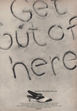 1965 Gamin Shoes: Get Out of Here Vintage Print Ad