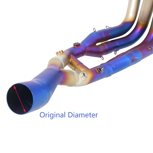 Exhaust Header Pipe Blue Full System For BMW S1000RR 2019-2024 S1000R 2021-2024 - Foto 6 di 6