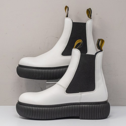 Lanvin Arpège White Leather Chelsea Boots, 38 EU (7 US) - Picture 3 of 8