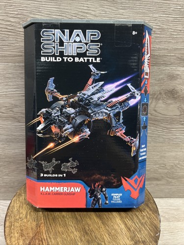 Snap Ships Build to Battle KOMPLEX Hammerjaw K.L.A.W. Gunship 3-in-1 Build NEW! - Picture 8 of 8