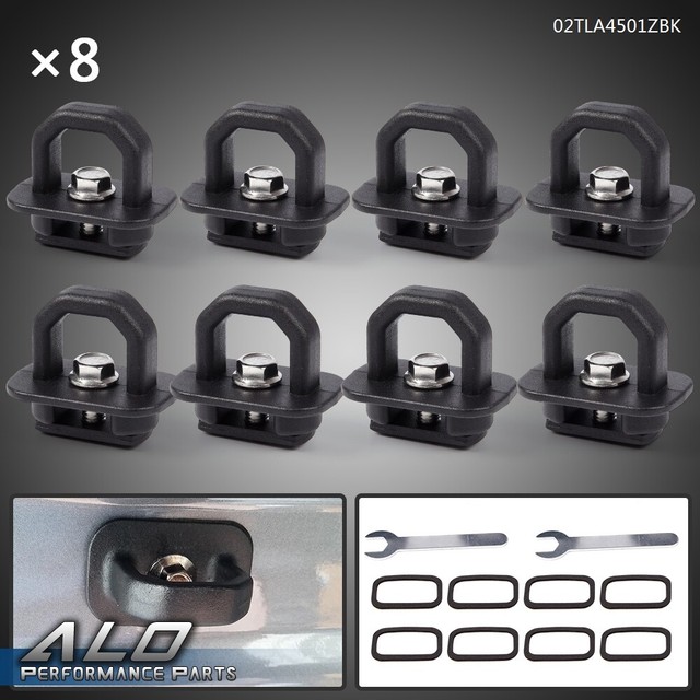 8PCS Tie Down Anchor Truck Bed Side Wall Anchors For Chevy Silverado