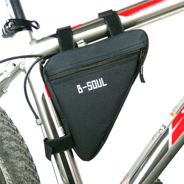 Borsa Da Telaio Triangolare Shogun Per MTB/ATB – Nylon Rosso, 2 Scomparti, Vintage NOS