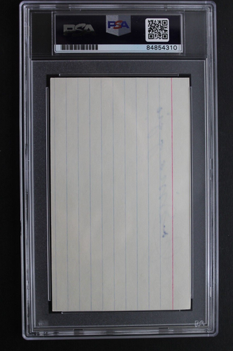 Joe DiMaggio Yankees (d.1999) Signed 3x5 Index Card Certified Autograph PSA Slab - Picture 3 of 4