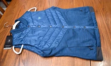 Horse Pilot NEW vest jacket coat, blue, ladies medium $189