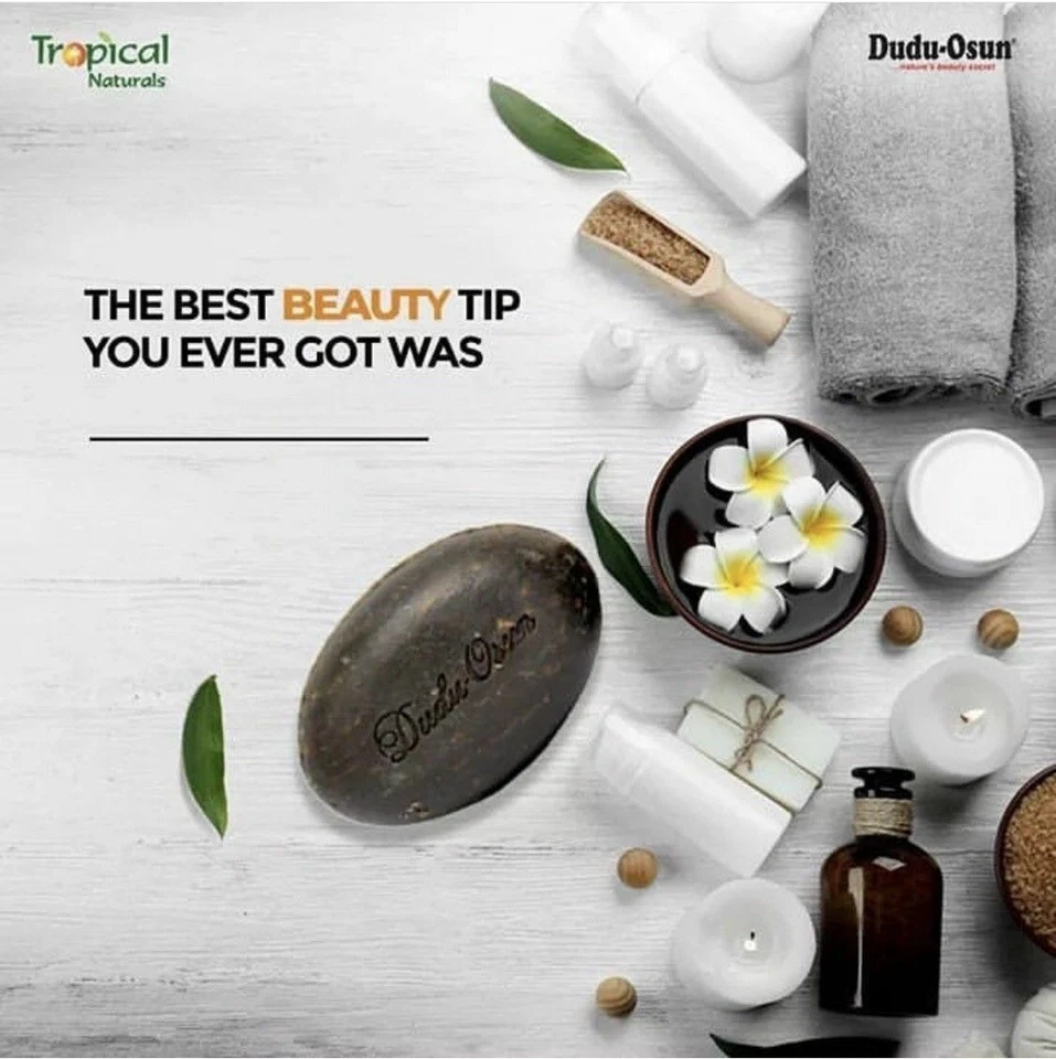 NOVO SABONETE TROPICAL E NATURAL MELHORADO DUDU OSUN AFRICAN BLACK 2-12 BARRAS - Imagem 2 de 4