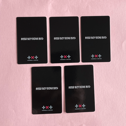 TXT GOOD BOY GONE BAD Tarjeta fotográfica Pegatina HMV Sorteo MAÑANA X JUNTOS GBGB - Imagen 39 de 53