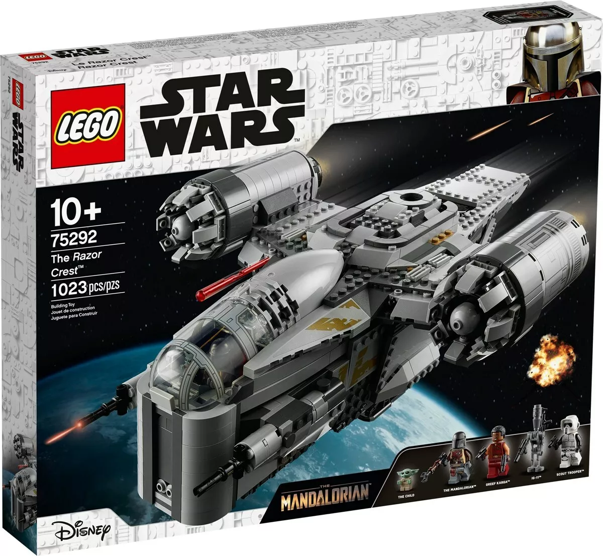 Lego 75292 Star Wars The Mandalorian The Razor Crest NEW Sealed Box In Hand
