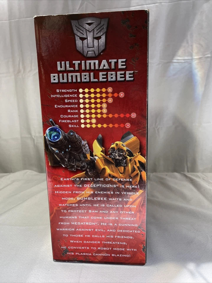 TRANS FORMERS 2007 EL HÉROE DE LA PELÍCULA COME TO LIFE ULTIMATE BUMBLEBEE Hasbro Nuevo Foto 4 de 4