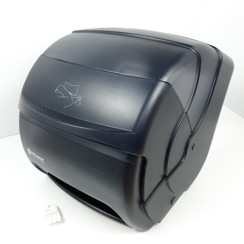 San Jamar T850TBK Integra Lever Roll Paper Towel Dispenser Black With