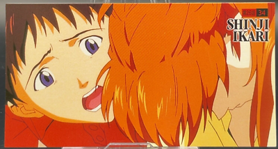 Asuka Shinji Ikari 26-34 Neon Genesis Evangelion 1st Card TCG