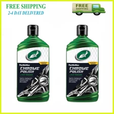 2pk Turtle Wax Renew Restore Chrome Polish and Rust Remover, 10 oz, Free Ship