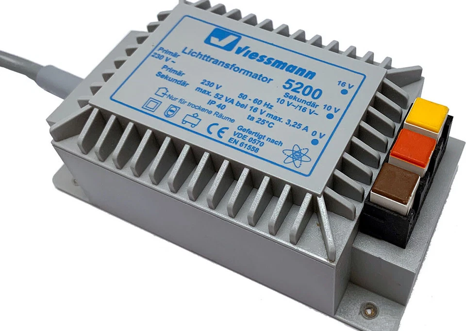 Viessmann 5200 Lichttransformator 16 V 52 VA 