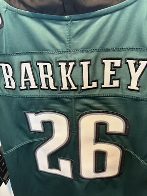 New! YOUTH XL (Age 18-20) Philadelphia Eagles Barkley #26 Stitched