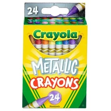 Crayola Crayons Color Burst Metallic - 24/Pkg